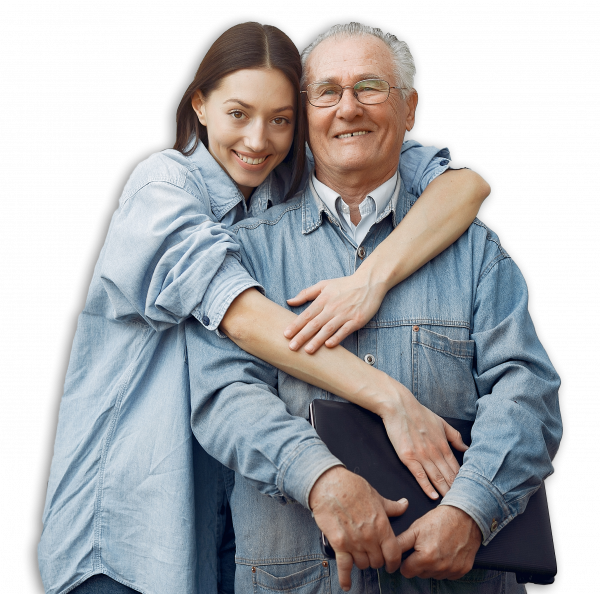 woman-hugging-her-grandfather woman-hugging-her-grandfather